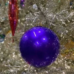Purple Candy Apple Ball Ornament, 4"