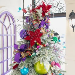 Purple Candy Apple Ball Ornament, 4