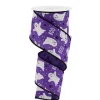 Purple Ghost Ribbon, 2.5" X 10YD