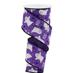 Purple Ghost Ribbon, 2.5" X 10YD