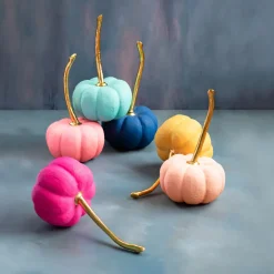 Rainbow Pumpkin, Large by Glitterville