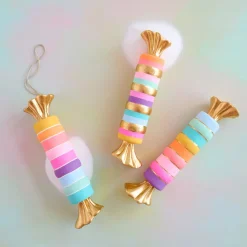 Rainbow Taffy Candy Display by Glitterville