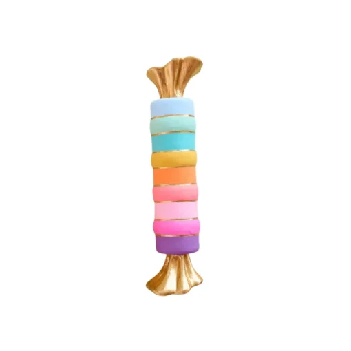 Rainbow Taffy Candy Display by Glitterville