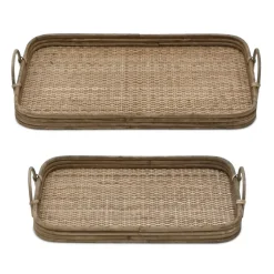 Rattan Rectangular Tray