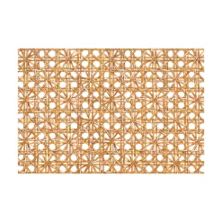 Rattan Weave Placemat Set