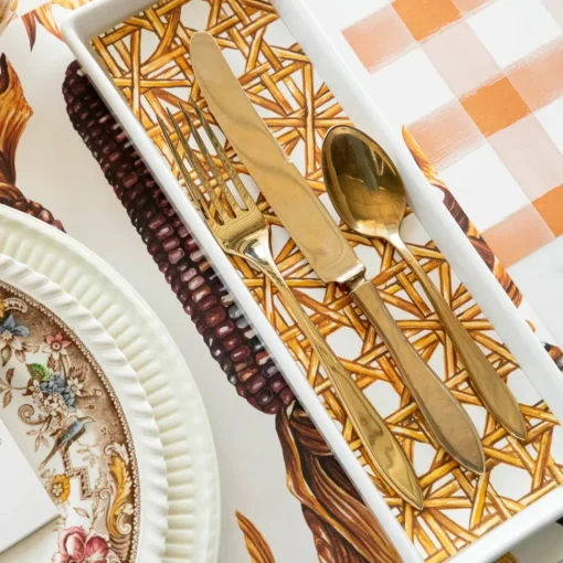 Rattan Weave Placemat Set