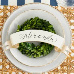 Rattan Weave Placemat Set