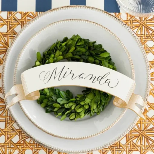 Rattan Weave Placemat Set