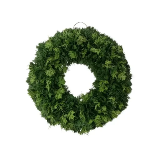 Real Touch Cedar Wreath, 20"