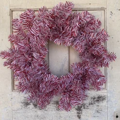 Red and White Wreath