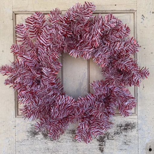 Red and White Wreath