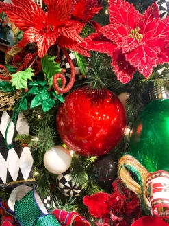 Red Candy Apple Ball Ornament, 8"