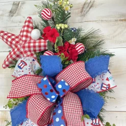 Red Gingham Star Pick