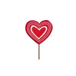 Red Hand Drawn Hearts