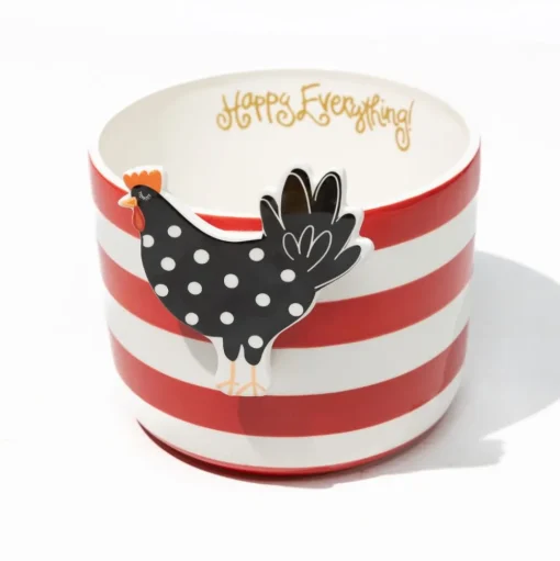 Red Stripe Mini Bowl by Happy Everything!