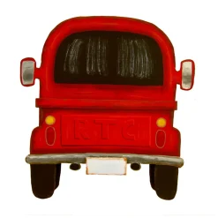 Red Truck Pocket, Back View
