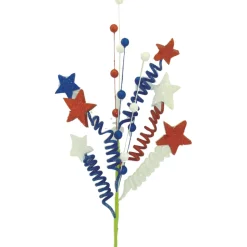 Red, White and Blue Star Ball & Twist Spray