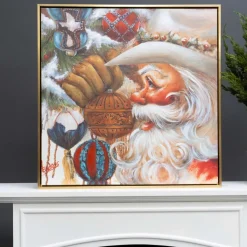Rhinestone Santa by Celia Meadors, Large