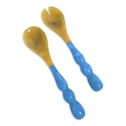 Rio Bubble Salad Servers, Blue