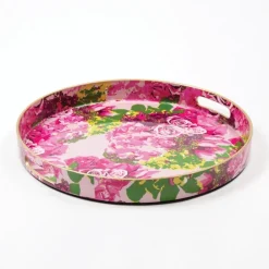 Rose Garden Round Tray