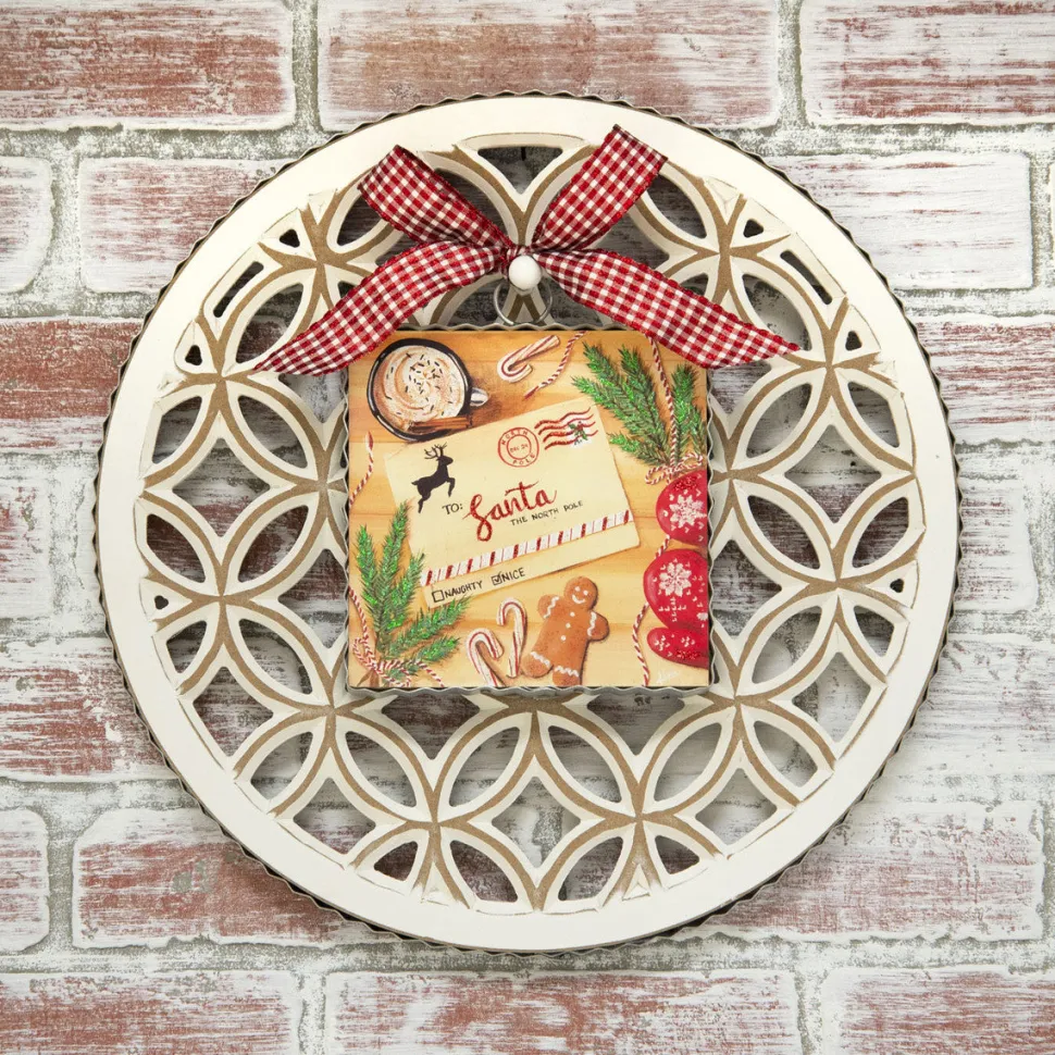 Round Lattice Gallery Art Display Board