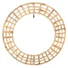 Round Wicker Wreath Display