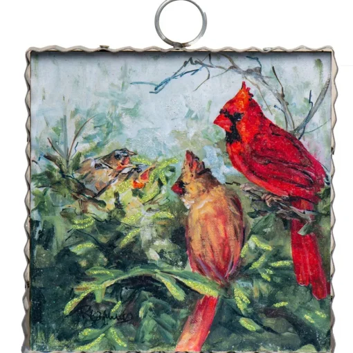 Rozie’s Cardinal Family Mini Gallery Art
