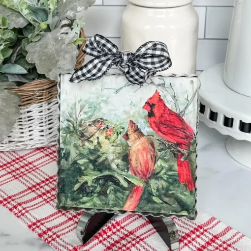 Rozie’s Cardinal Family Mini Gallery Art