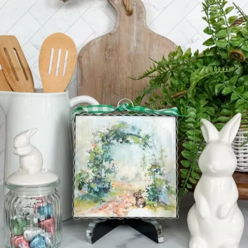 Rozie’s Garden Gate Mini Gallery Art
