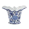Ruffled Porcelain Vase