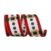 Santa's Buttons Ribbon, 2.5" X 10YD
