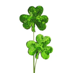 Sequin Shamrock Spray