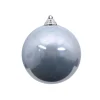 Silver Candy Apple Ball Ornament, 8"