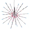 Silver Starburst with Red, White and Blue Lights, 18"