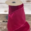 Simply Taffeta Hot Pink Ribbon, 4“ X 25YD