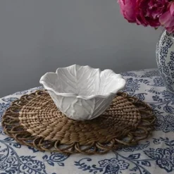 Small Lettuce Bowl, White