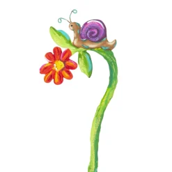 Snails On Flowers