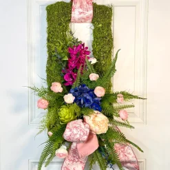 Spring Bloom Moss Wreath