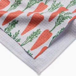 Spring Carrot Hill Tea Towel