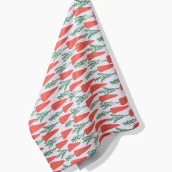 Spring Carrot Hill Tea Towel