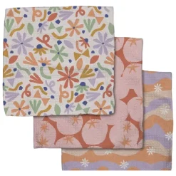 Summer Floral Party Dishcloth Set