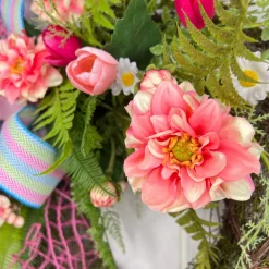 Sunshine and Tulips Wreath