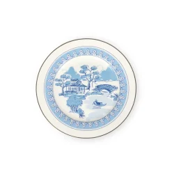 Toile Chinoiserie Pattern Dessert Plate