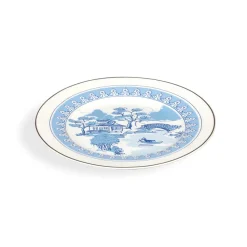 Toile Chinoiserie Pattern Dessert Plate
