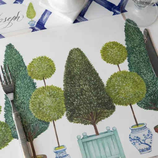Topiary Garden Placemat Set