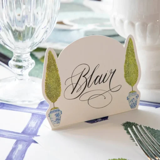 Topiary Place Card Set