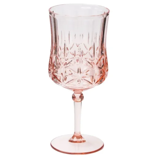Traditional Stemmed Wine Glass, Blush
