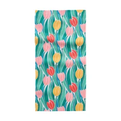 Tranquil Tulips Bar Towel