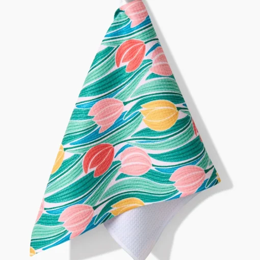 Tranquil Tulips Bar Towel