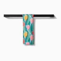 Tranquil Tulips Bar Towel